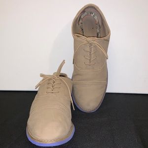 Suede blue bottom shoes